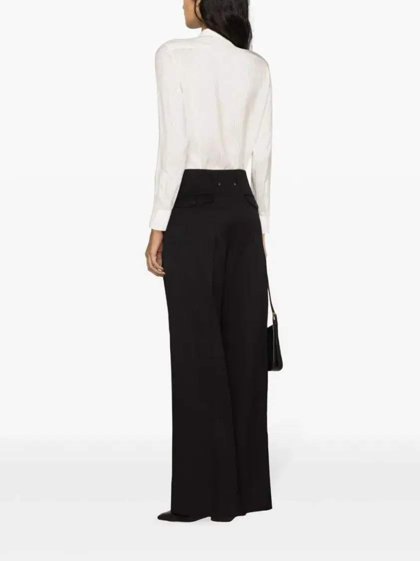   Golden Goose  Flavia Tailored Palazzo Pants Black